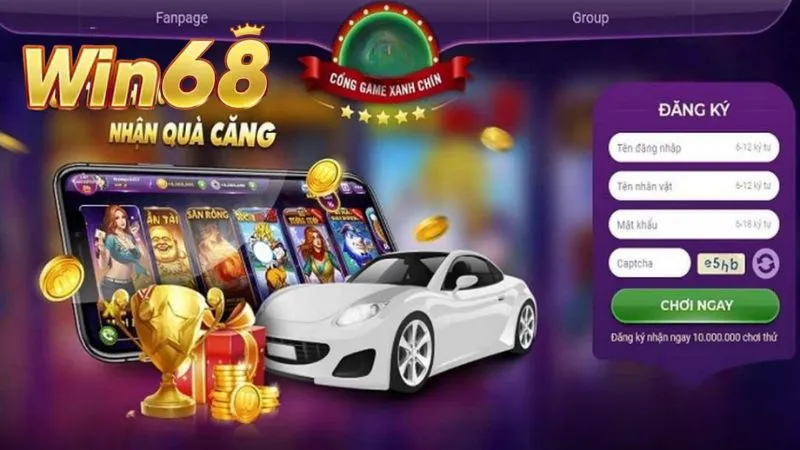 Win68 chỉ yêu cầu khách hàng nghĩ ra username và chuỗi bảo mật đi kèm là có ngay acc