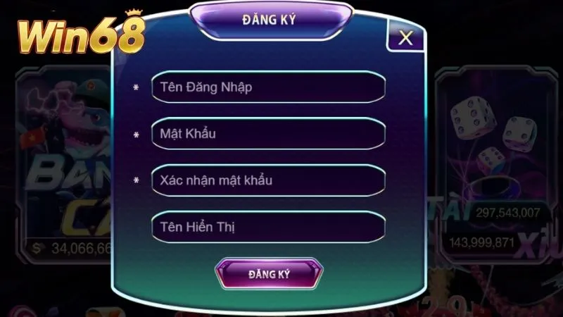 Biểu mẫu đăng ký yêu cầu khách hàng điền dữ liệu cơ bản