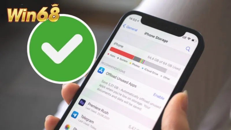 Kiểm tra xem dung lượng máy có còn đủ 300MB trống không?